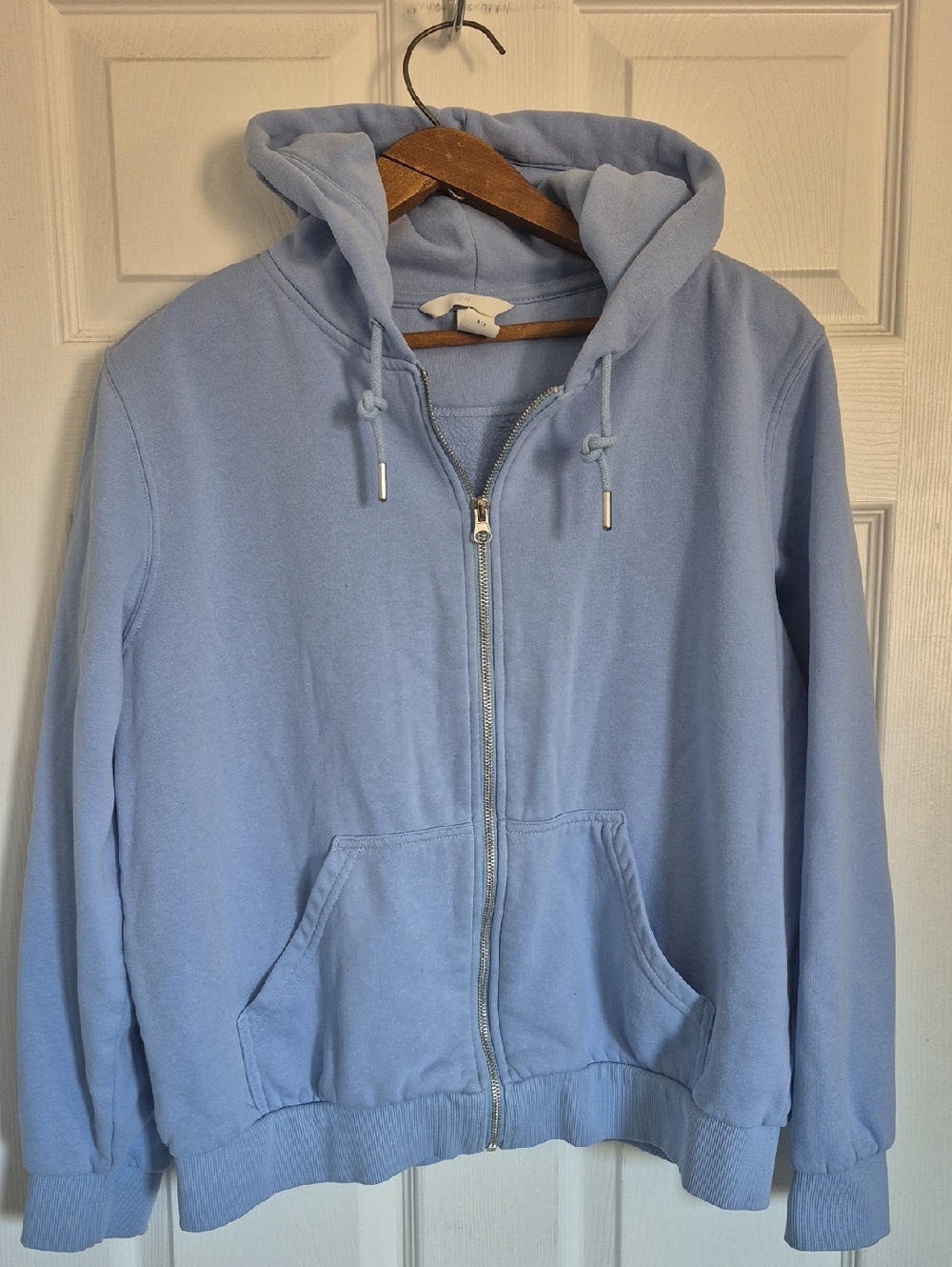 H&M Baby Blue Casual Hoodie